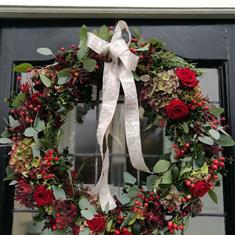 Deluxe Festive Door Wreath