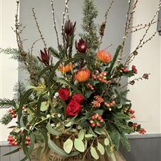 Sleigh Bells Luxury Christmas Arrangement